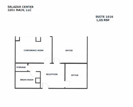 2201 Main St, Dallas, TX en alquiler Plano de la planta- Imagen 1 de 4