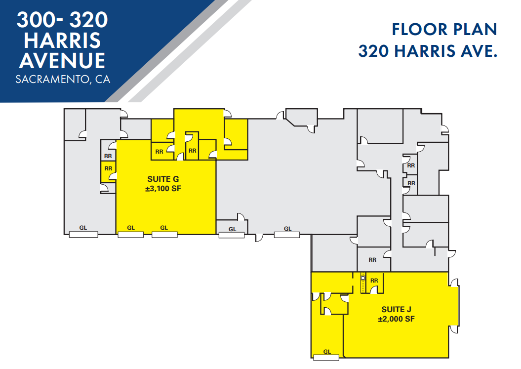 300 Harris Ave, Sacramento, CA en alquiler Plano de la planta- Imagen 1 de 1