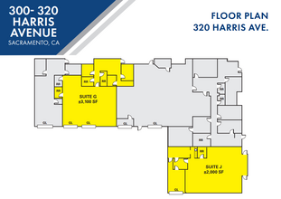 300 Harris Ave, Sacramento, CA en alquiler Plano de la planta- Imagen 1 de 1