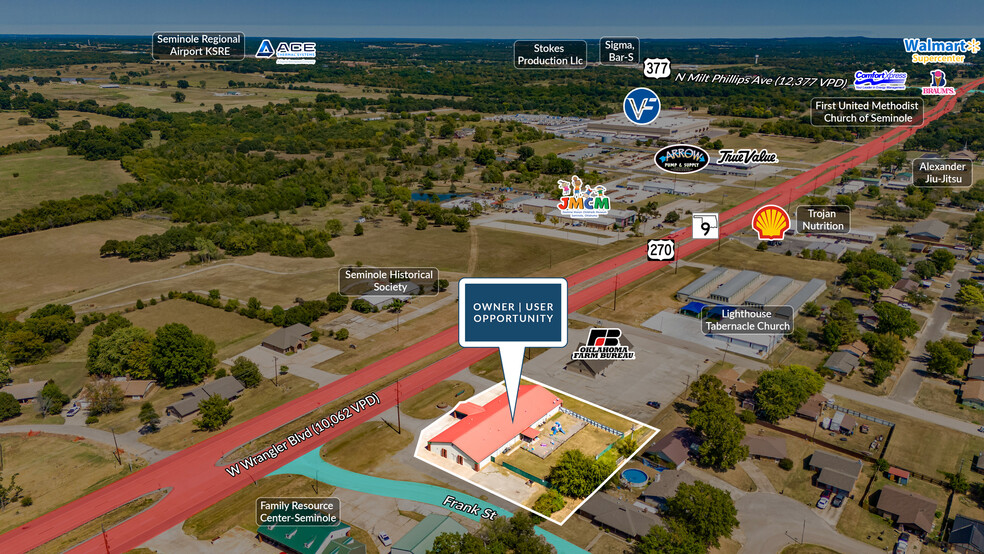 1805 E Highway 9, Seminole, OK en venta - Foto del edificio - Imagen 2 de 4