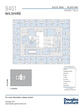 9401 Wilshire Blvd, Beverly Hills, CA en alquiler Plano de la planta- Imagen 1 de 1