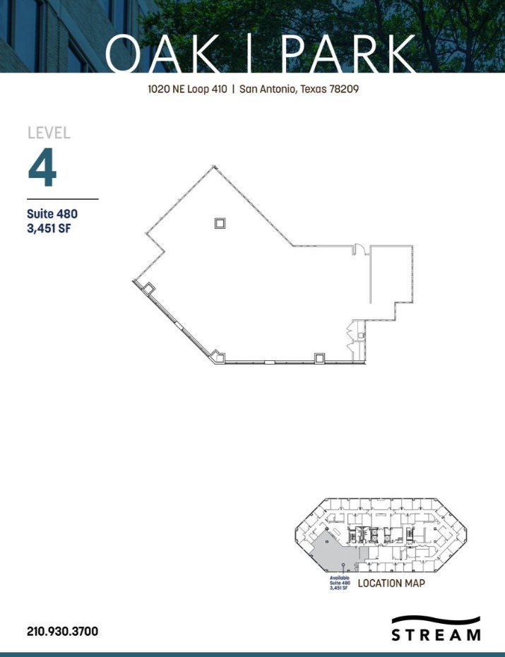 1020 NE Loop 410, San Antonio, TX en alquiler Plano de la planta- Imagen 1 de 1