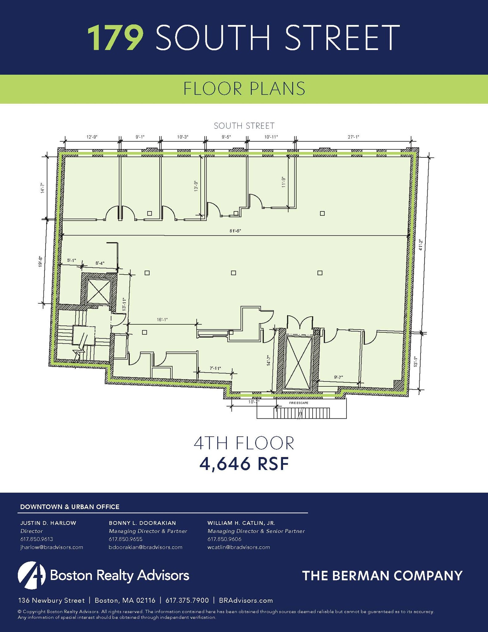 179 South St, Boston, MA en alquiler Plano de la planta- Imagen 1 de 1