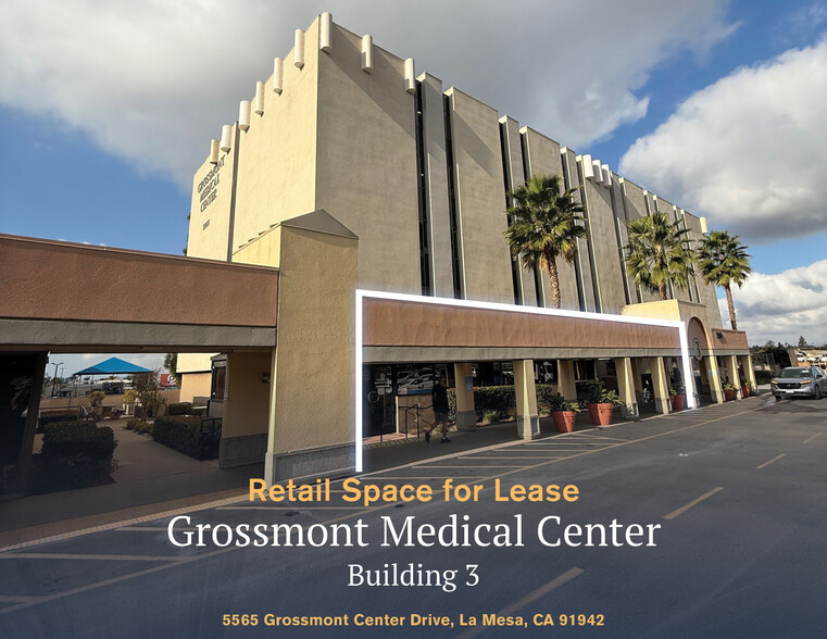 5565 Grossmont Center Dr, La Mesa, CA en alquiler - Foto del edificio - Imagen 1 de 4