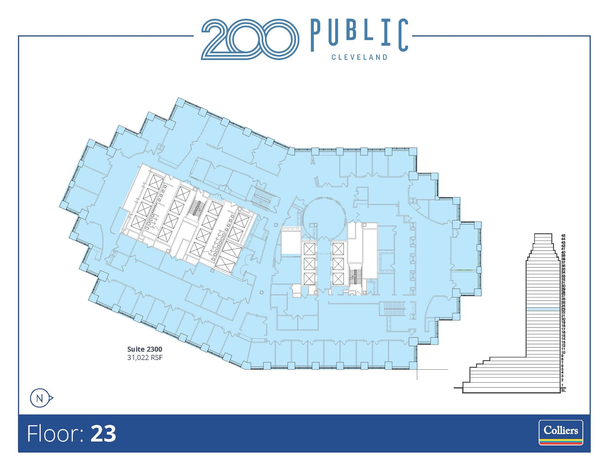 200 Public Sq, Cleveland, OH en alquiler Plano de la planta- Imagen 1 de 1