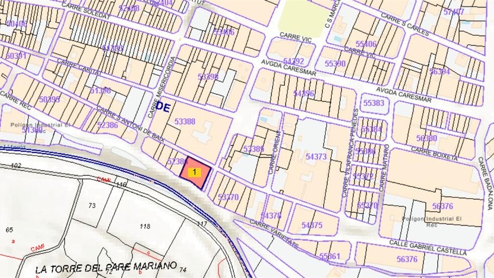 Nave en Igualada, Barcelona en venta - Plano del sitio - Imagen 2 de 2