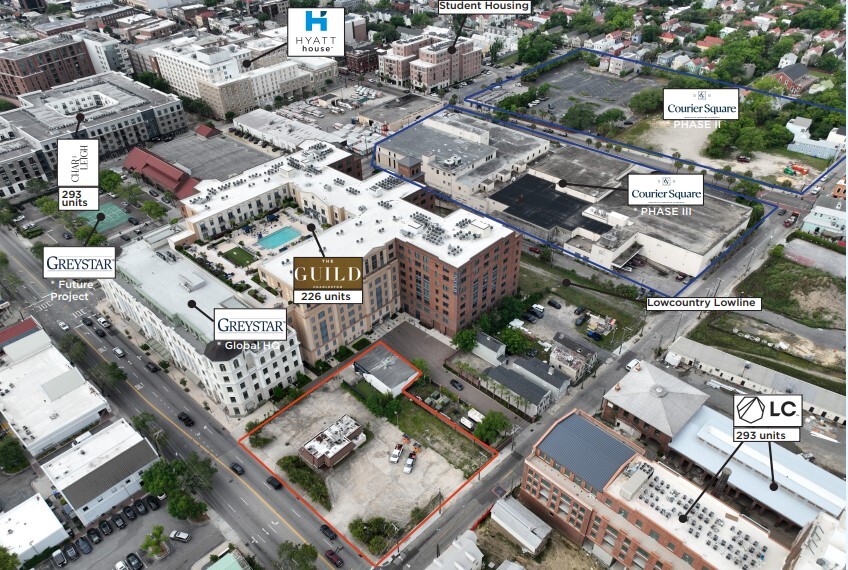 33 Line St, Charleston, SC en venta - Vista aérea - Imagen 3 de 3