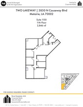 3900 N Causeway Blvd, Metairie, LA en alquiler Plano del sitio- Imagen 1 de 1