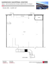 3504-3508 Harwood Rd, Bedford, TX en alquiler Plano de la planta- Imagen 1 de 1