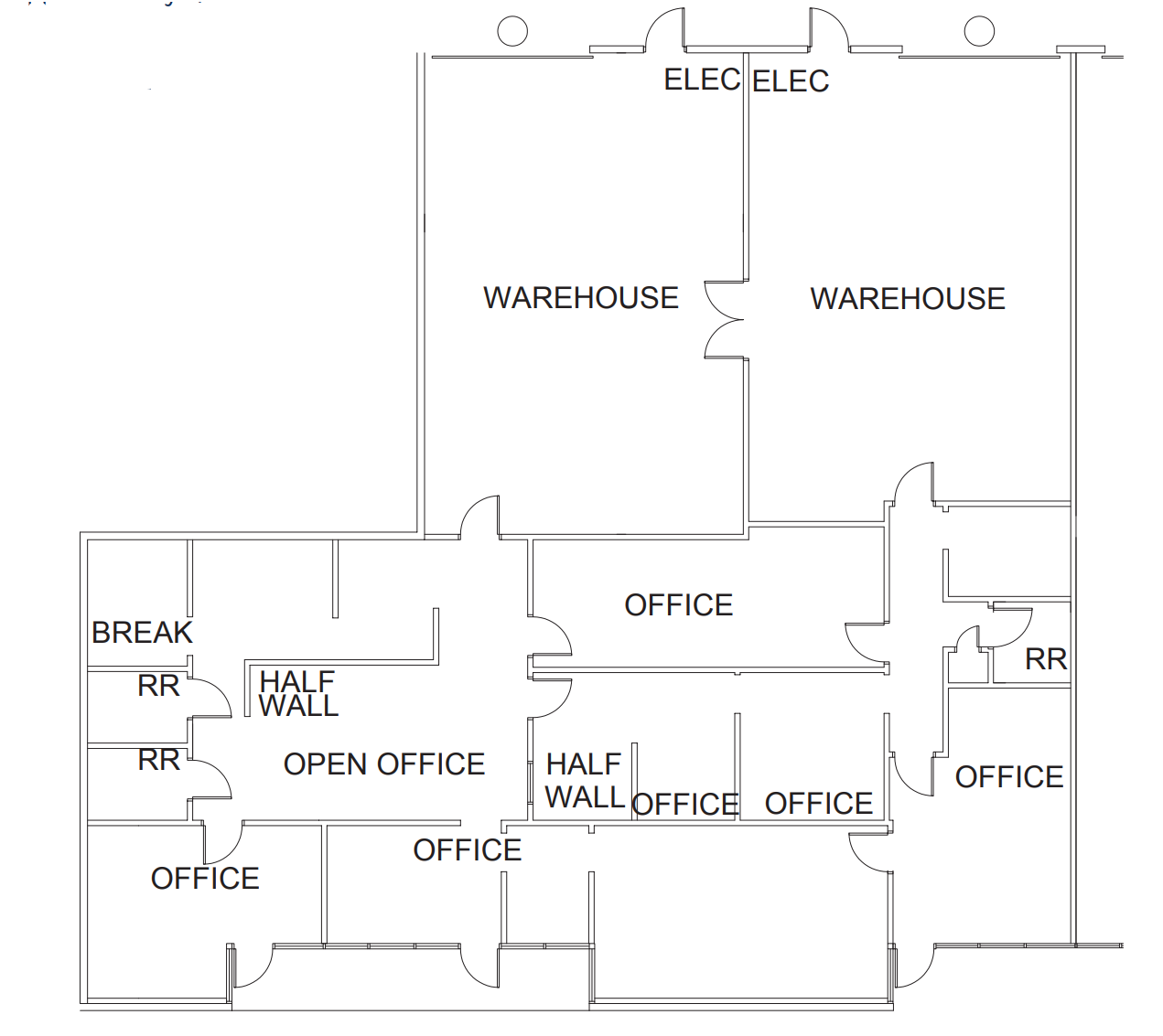 2154 W Northwest Hwy, Dallas, TX en alquiler Plano de la planta- Imagen 1 de 1