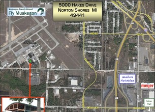 5000 Hakes Dr, Muskegon, MI - VISTA AÉREA  vista de mapa