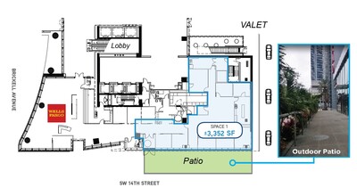 1395 Brickell Ave, Miami, FL en alquiler Plano de la planta- Imagen 1 de 1