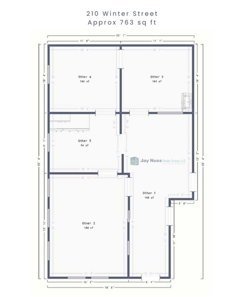 210 Winter St, Weymouth, MA en alquiler - Plano de la planta - Imagen 2 de 9