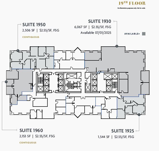 750 B St, San Diego, CA en alquiler Plano de la planta- Imagen 1 de 1