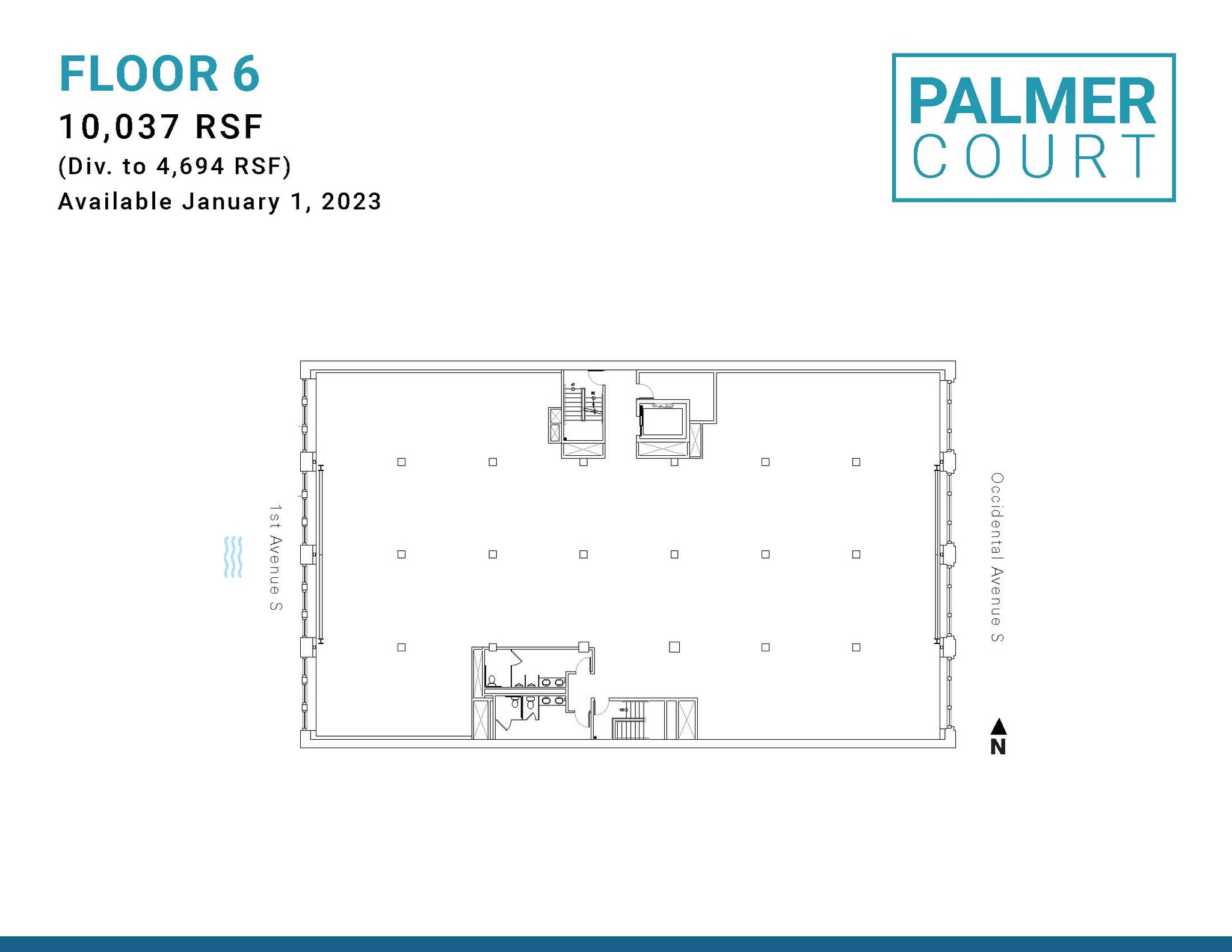 1000 1st Ave S, Seattle, WA en alquiler Plano de la planta- Imagen 1 de 1