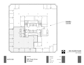 900 Tower Dr, Troy, MI en alquiler Plano de la planta- Imagen 2 de 2