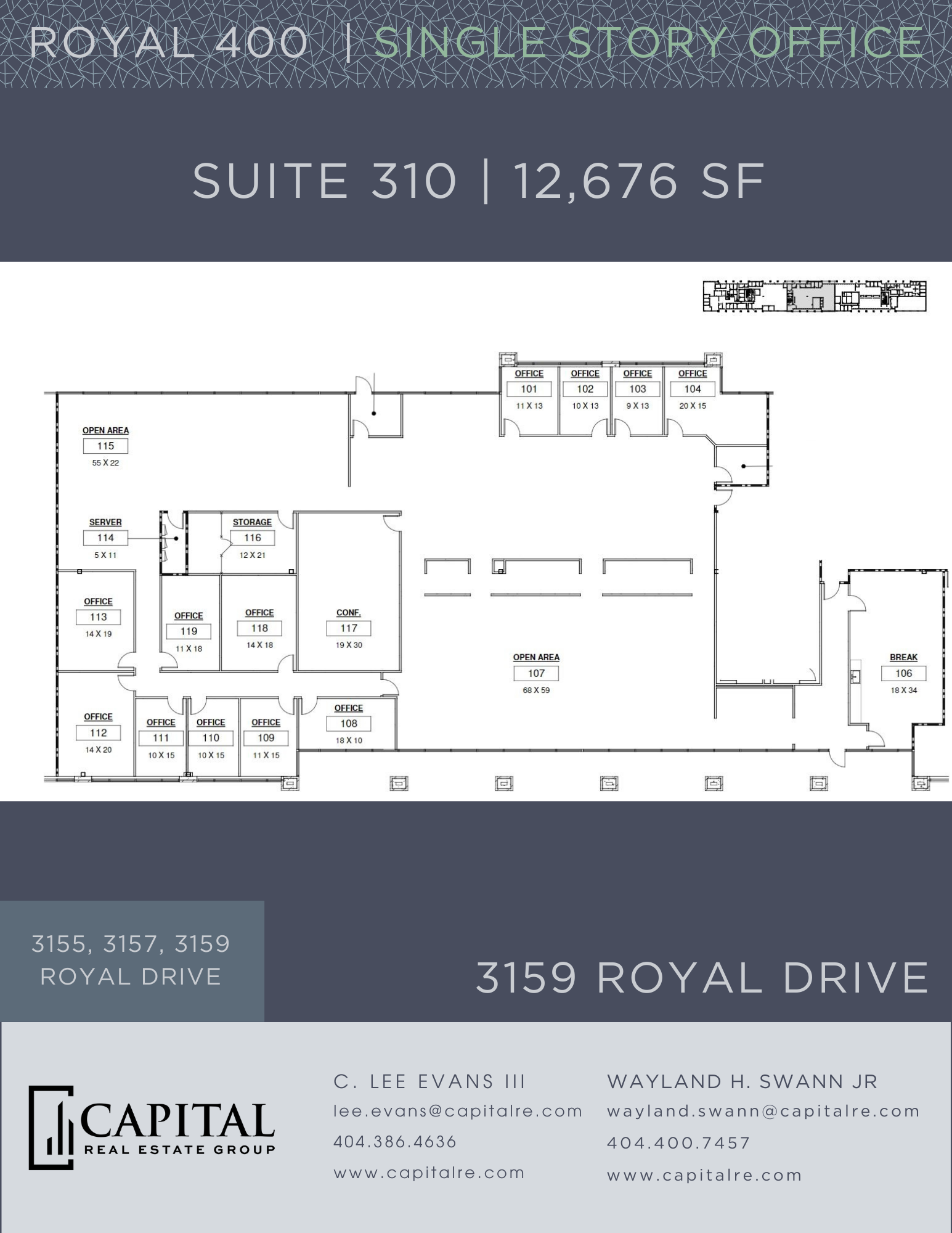 3155 Royal Dr, Alpharetta, GA en alquiler Plano de la planta- Imagen 1 de 1