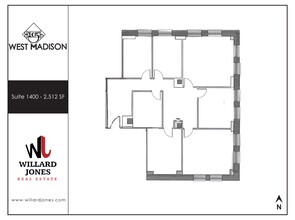 105 W Madison St, Chicago, IL en alquiler Plano de la planta- Imagen 1 de 1