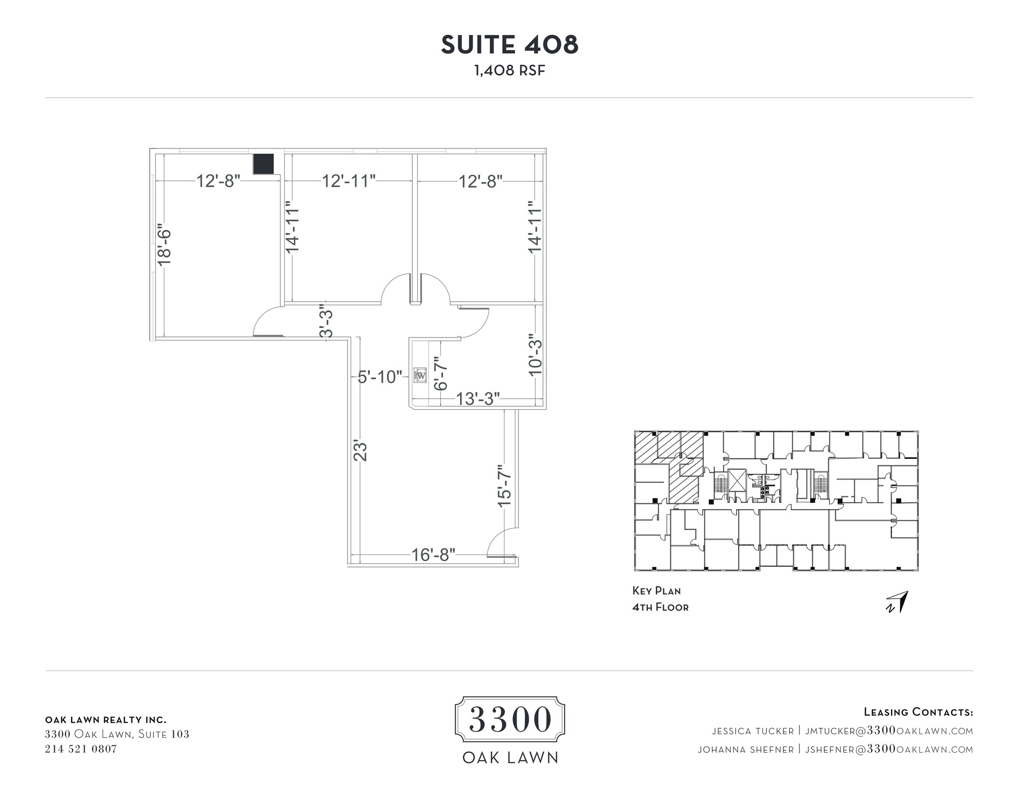 3300 Oak Lawn Ave, Dallas, TX en alquiler Plano del sitio- Imagen 1 de 1