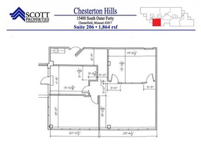 15400 S Outer Forty, Chesterfield, MO en alquiler Plano de la planta- Imagen 1 de 8