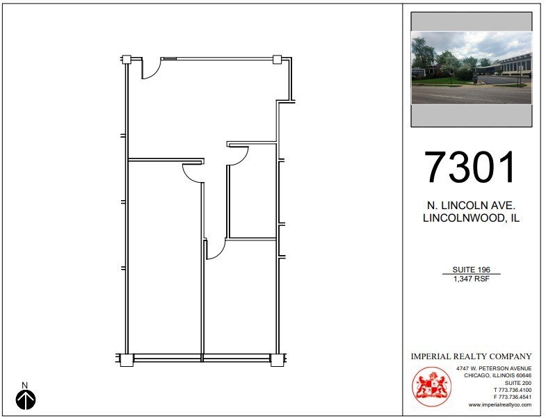 7301-7337 N Lincoln Ave, Lincolnwood, IL en alquiler Plano de la planta- Imagen 1 de 5