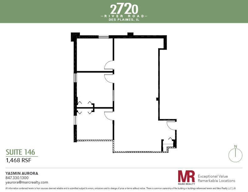 2720 S River Rd, Des Plaines, IL en alquiler Plano de la planta- Imagen 1 de 6