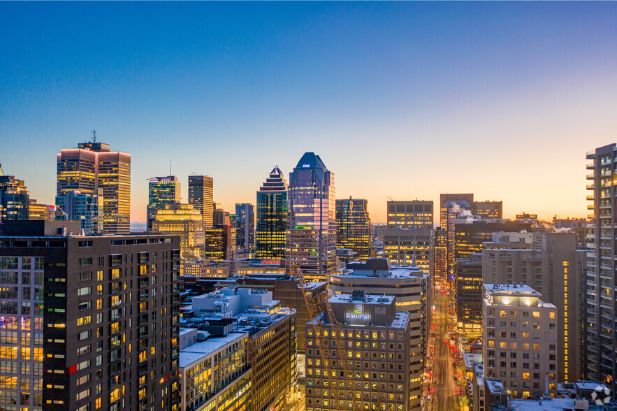 600 Boul De Maisonneuve O, Montréal, QC en alquiler - Vista aérea - Imagen 2 de 8