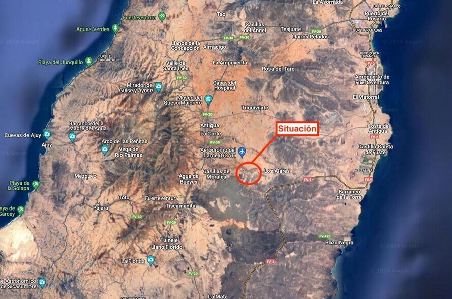 Terreno en Antigua en venta - Plano de la planta - Imagen 2 de 9