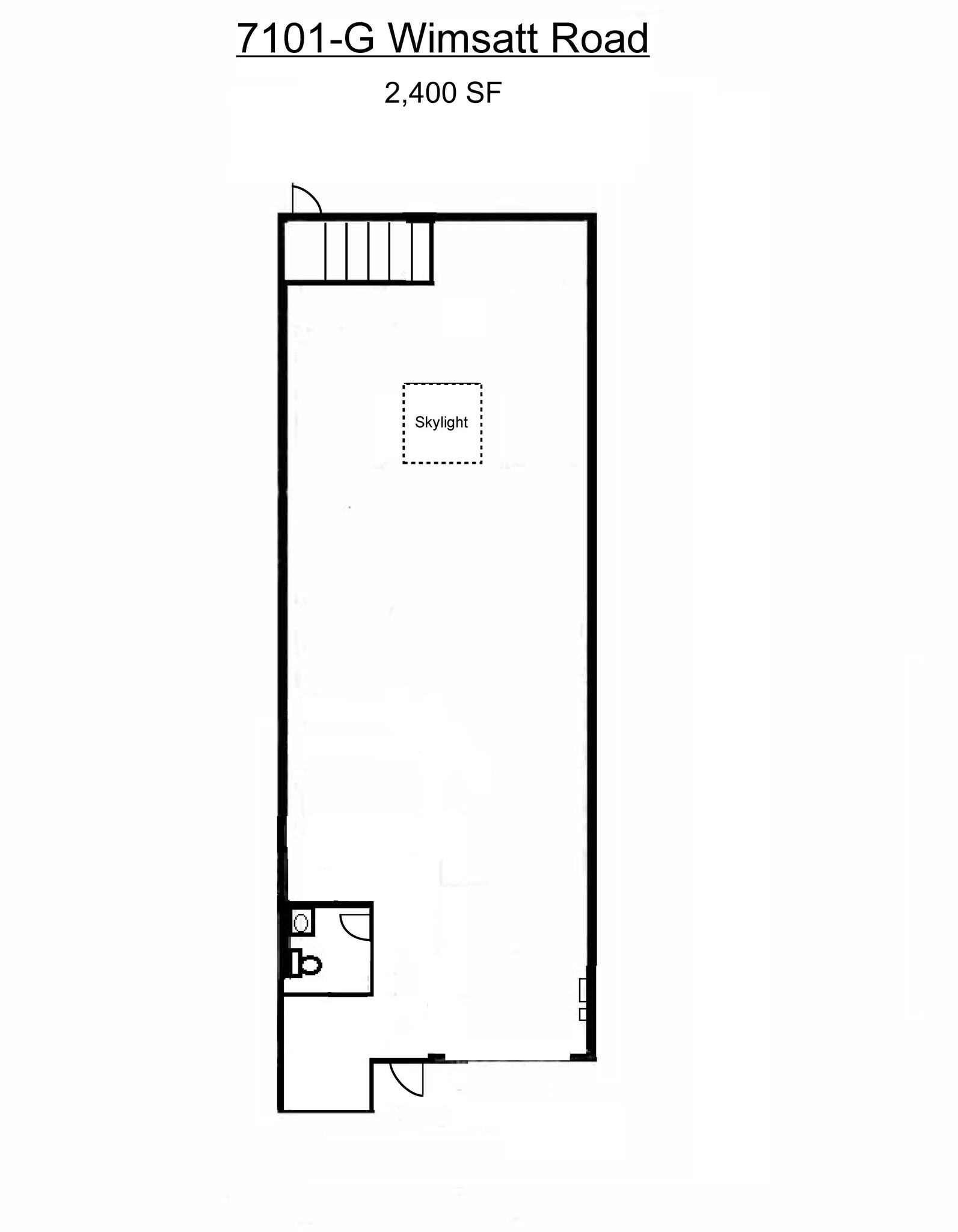 7043 Wimsatt Rd, Springfield, VA en alquiler Plano de la planta- Imagen 1 de 1