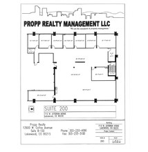 7110 W Jefferson Ave, Lakewood, CO en alquiler Plano de la planta- Imagen 1 de 1