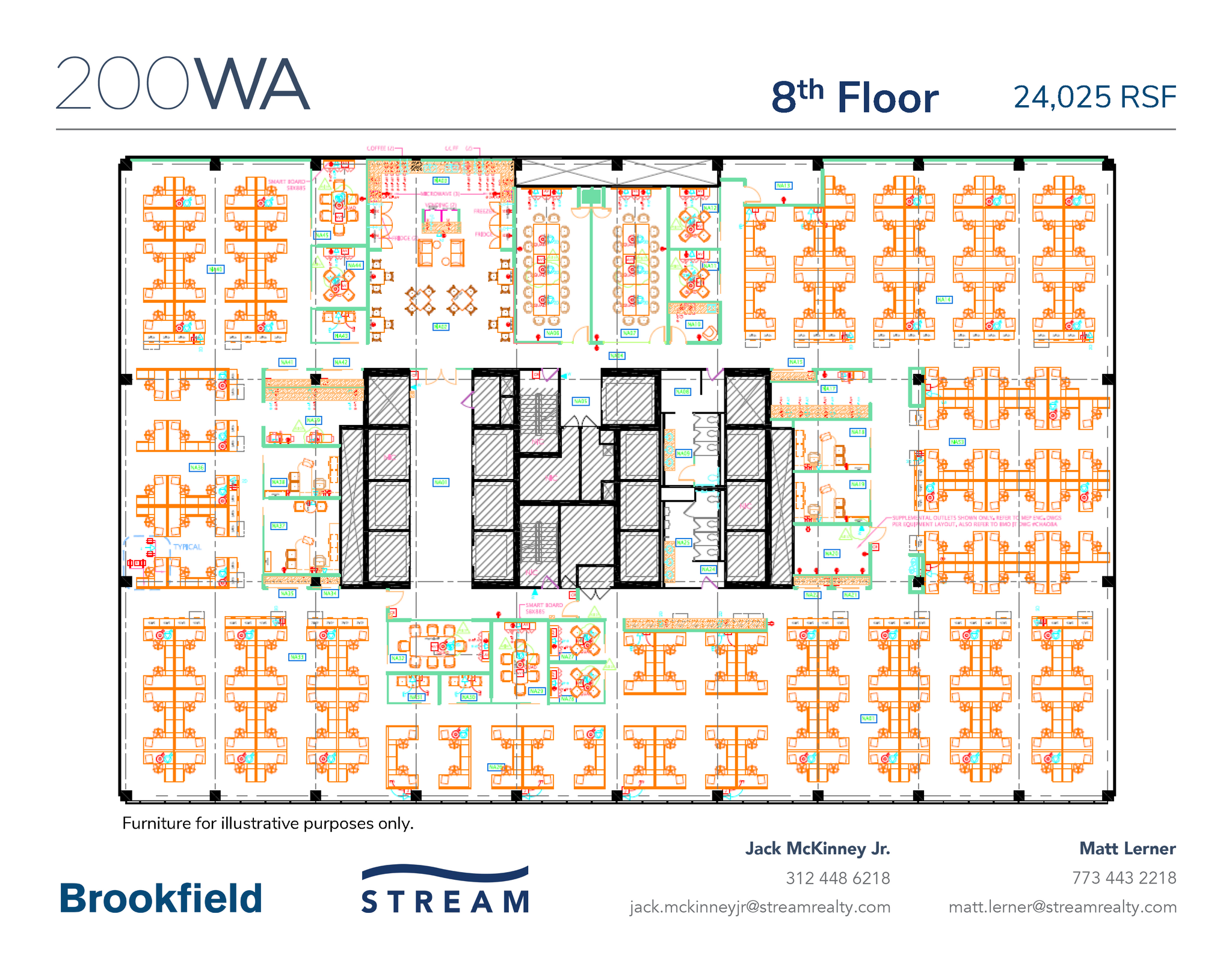 200 W Adams St, Chicago, IL en alquiler Plano de la planta- Imagen 1 de 1