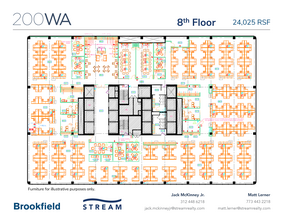 200 W Adams St, Chicago, IL en alquiler Plano de la planta- Imagen 1 de 1