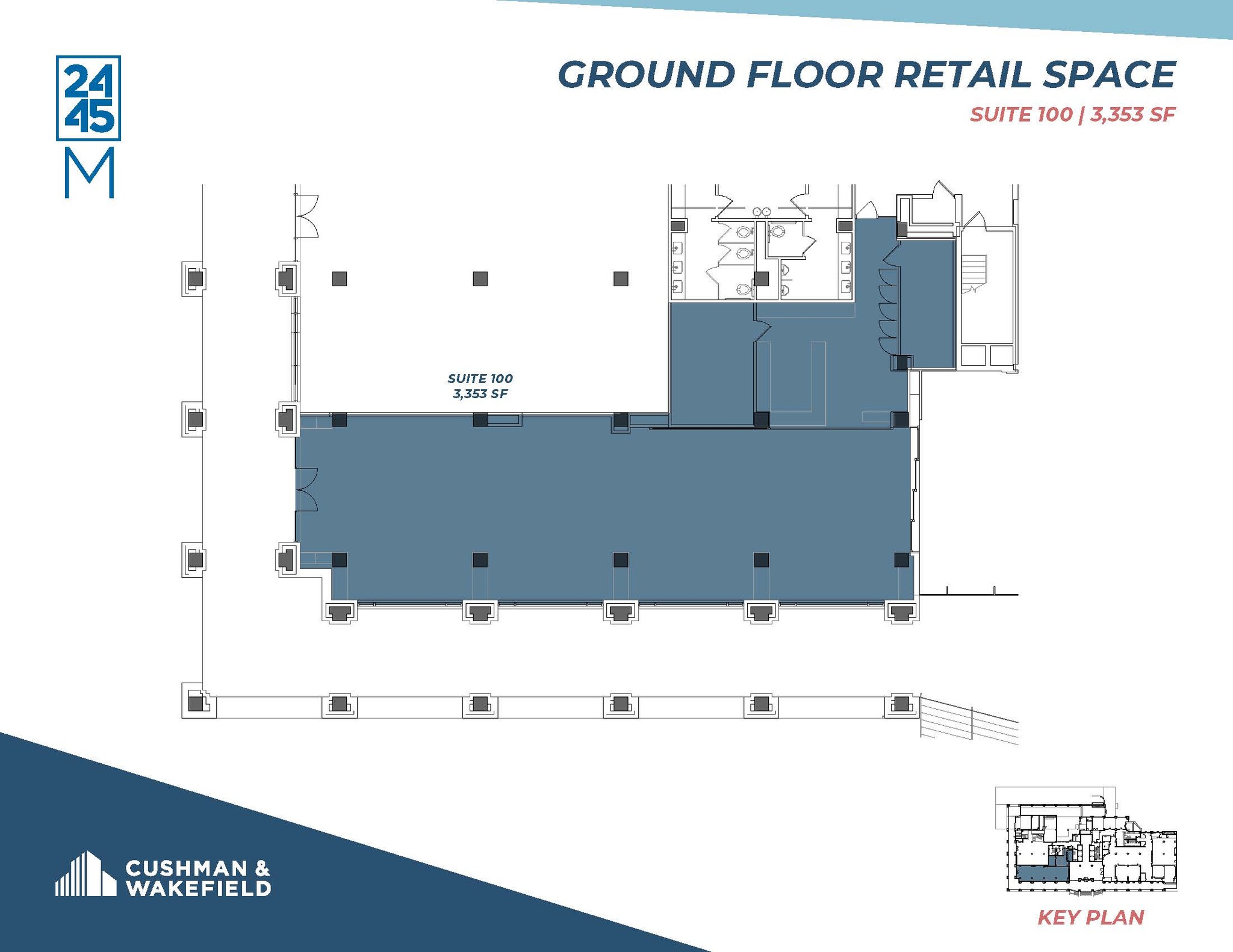 2445 M St NW, Washington, DC en alquiler Plano de la planta- Imagen 1 de 1