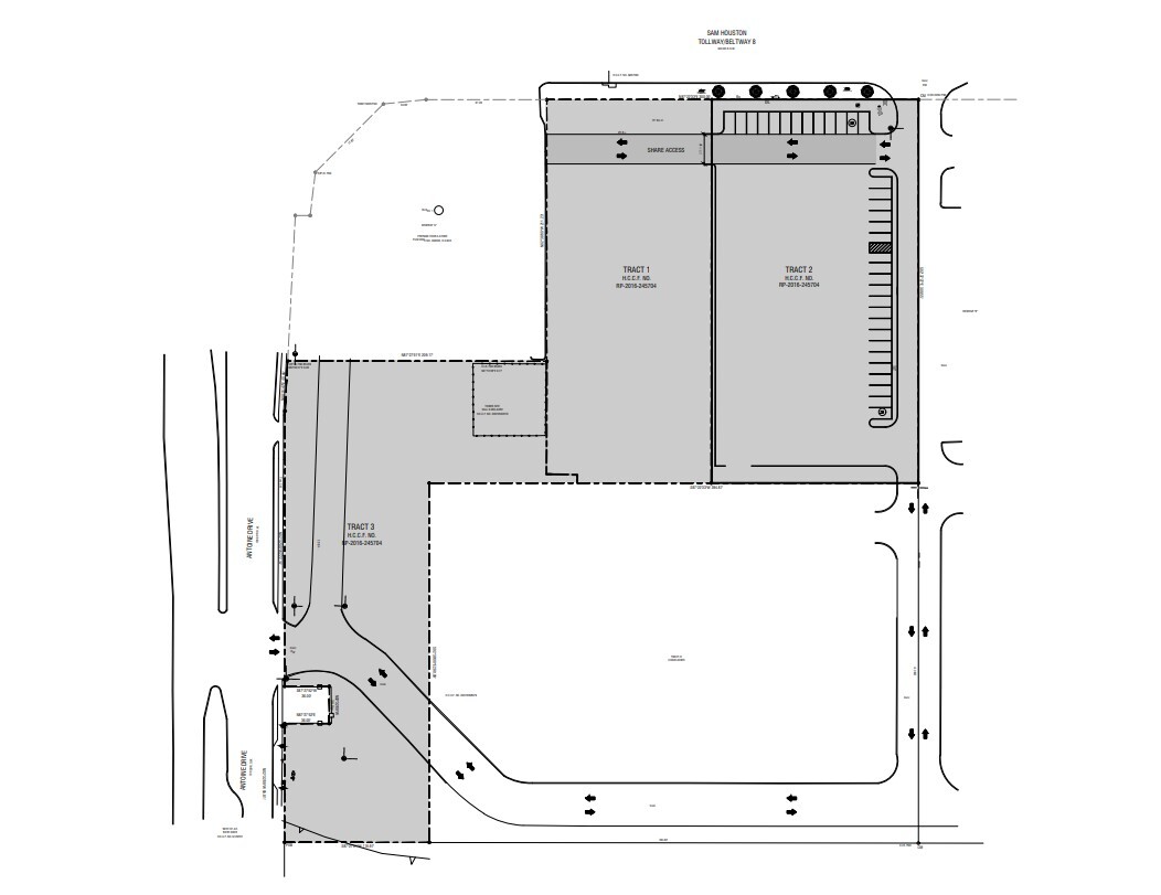 0 N Sam Houston Pky, Houston, TX en venta Plano del sitio- Imagen 1 de 3