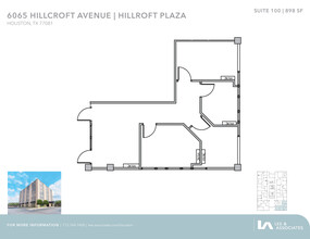 6065 Hillcroft Ave, Houston, TX en alquiler Plano de la planta- Imagen 1 de 1