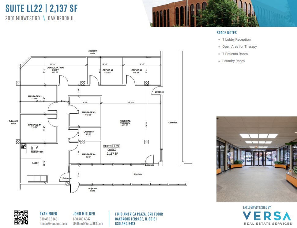 2001 Midwest Rd, Oak Brook, IL en alquiler Plano de la planta- Imagen 1 de 1