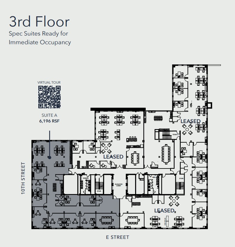 999 E St NW, Washington, DC en alquiler Plano de la planta- Imagen 1 de 1