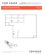 524 E Lamar Blvd, Arlington, TX en alquiler Plano de la planta- Imagen 1 de 2