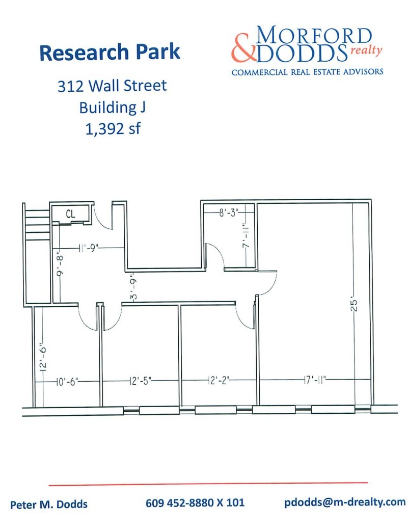 301-325 Wall St, Princeton, NJ en alquiler Plano de la planta- Imagen 1 de 1