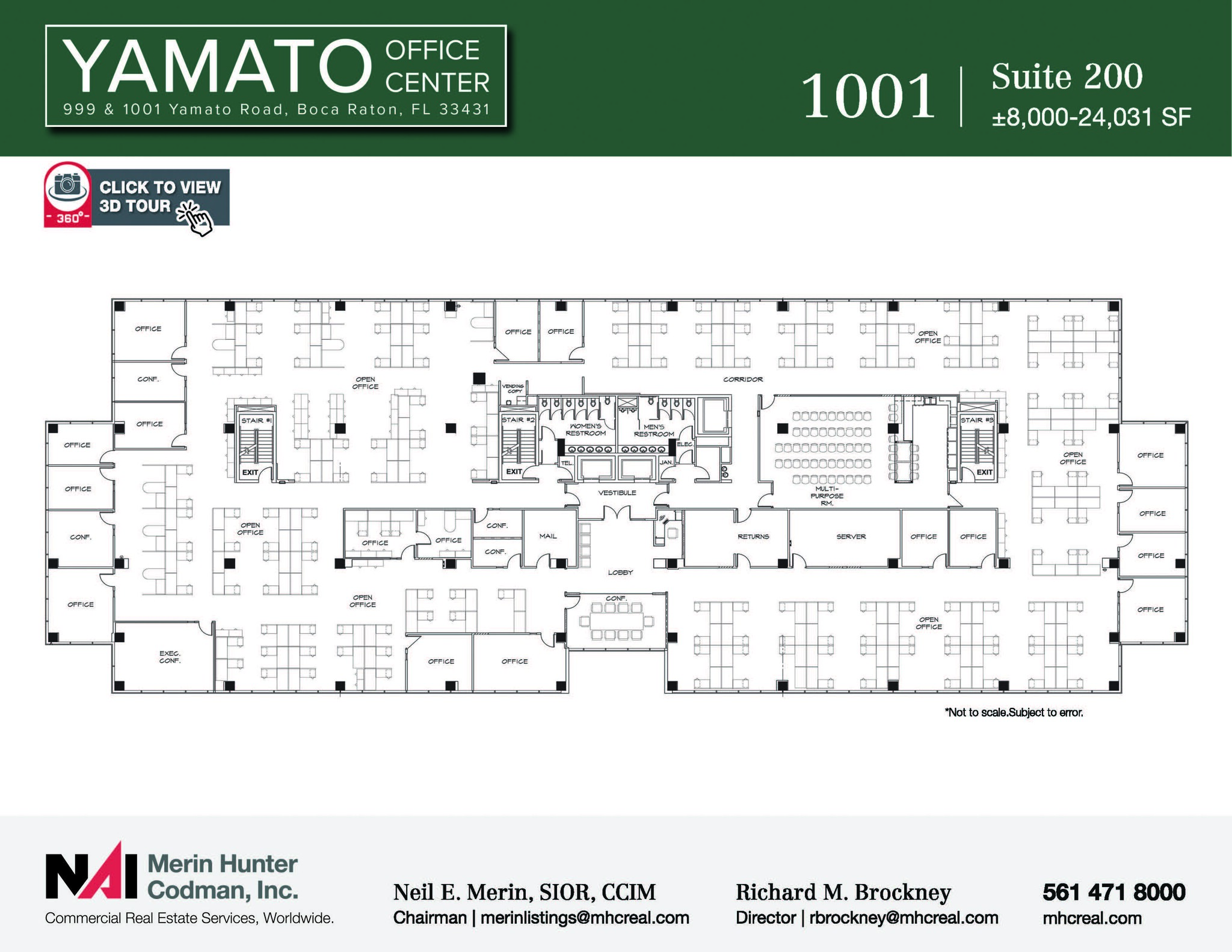 999 Yamato Rd, Boca Raton, FL en alquiler Plano de la planta- Imagen 1 de 30