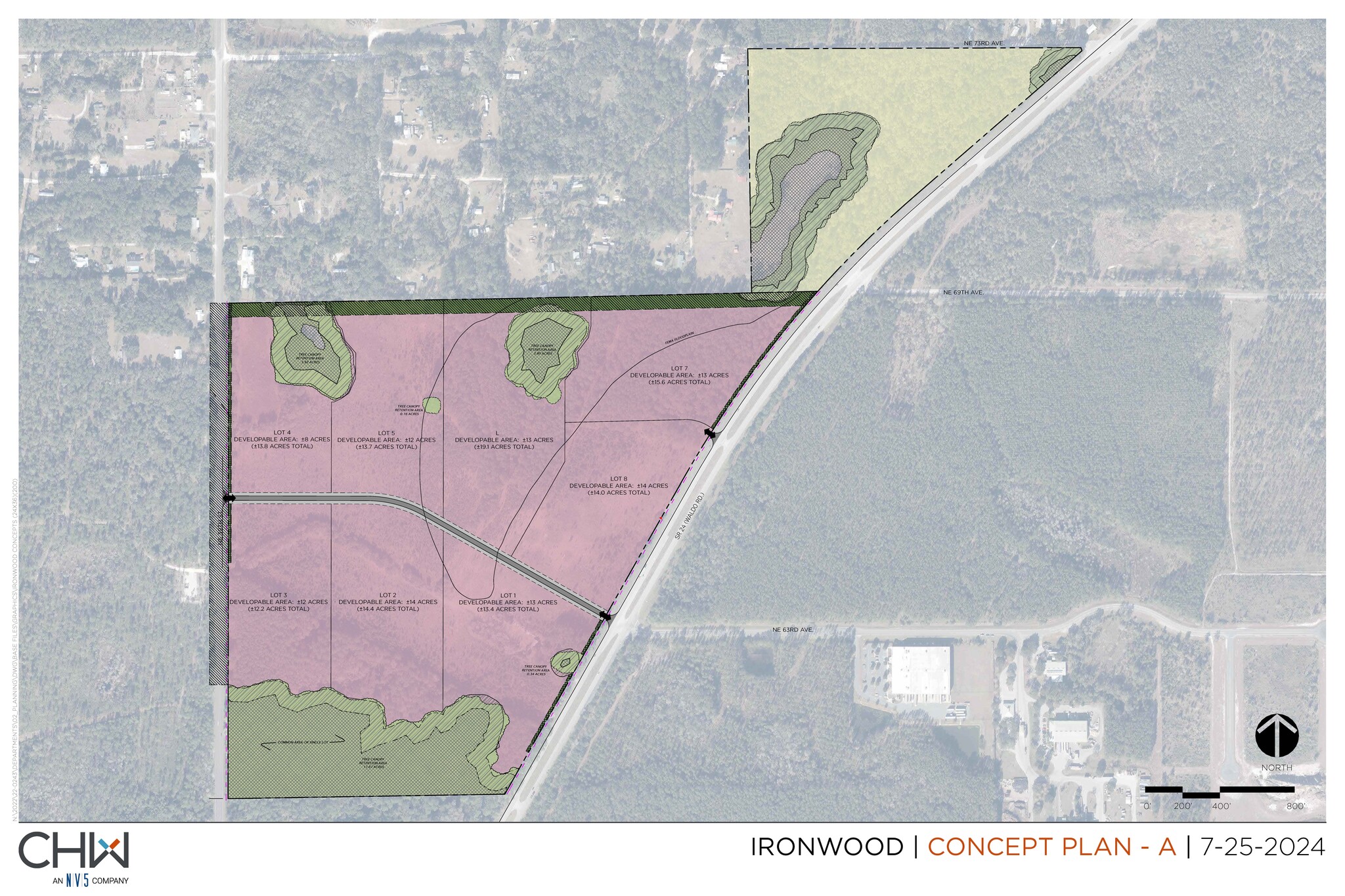 6310 NE Waldo Rd, Gainesville, FL en venta Plano de solar- Imagen 1 de 9