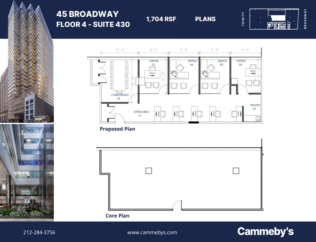45 Broadway, New York, NY en alquiler Plano de la planta- Imagen 1 de 1