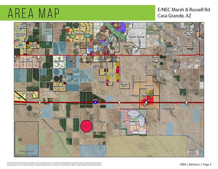 E/NEC Russell & Marsh Road rd, Casa Grande, AZ en venta - Foto del edificio - Imagen 3 de 4