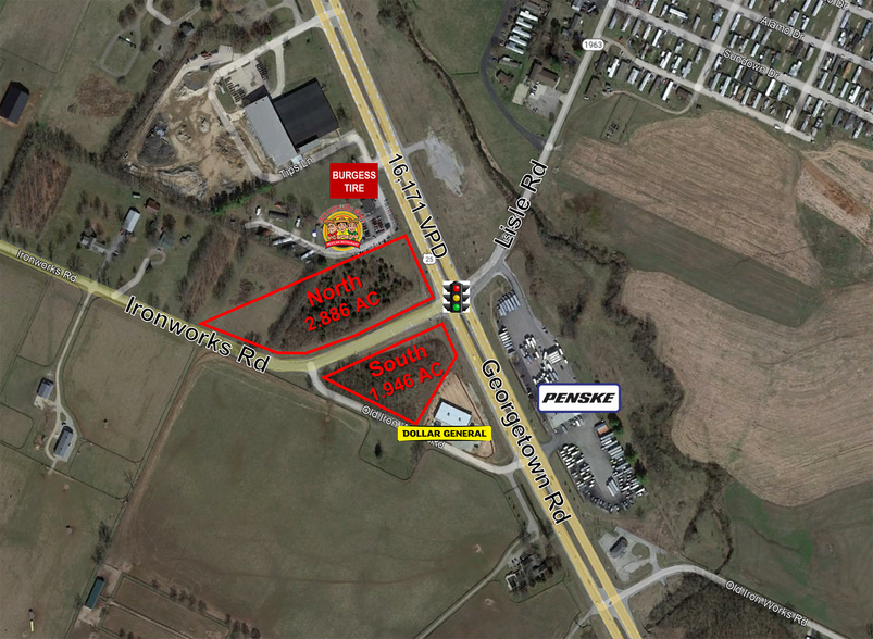 4811 Georgetown Rd, Lexington, KY en alquiler - Vista aérea - Imagen 1 de 2