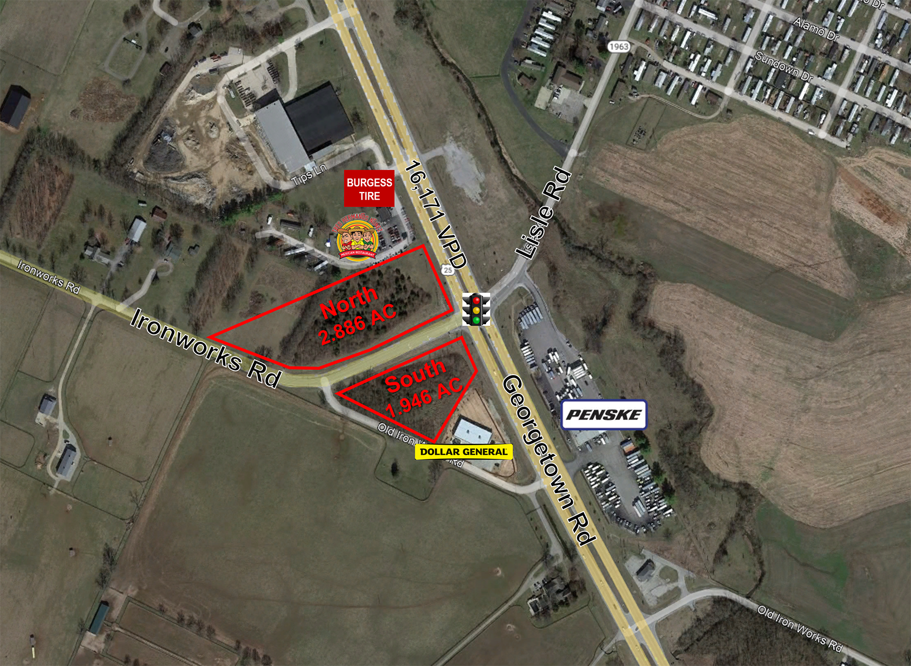 4811 Georgetown Rd, Lexington, KY en alquiler Vista aérea- Imagen 1 de 3