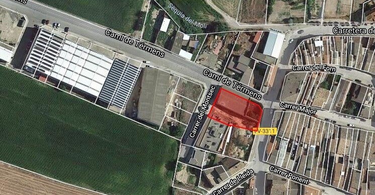 Terreno en Bellvís, Lérida en venta Plano de la planta- Imagen 1 de 3