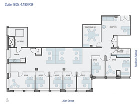 270 Madison Ave, New York, NY en alquiler Plano de la planta- Imagen 1 de 1