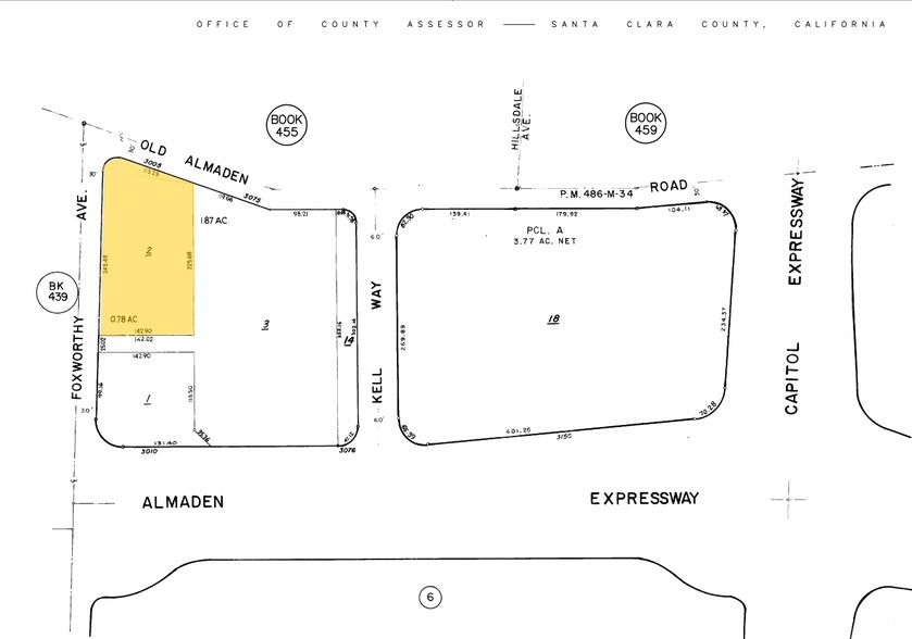 1084 Foxworthy Ave, San Jose, CA en alquiler - Plano de solar - Imagen 3 de 10