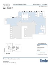 9100 Wilshire Blvd, Beverly Hills, CA en alquiler Plano de la planta- Imagen 1 de 1