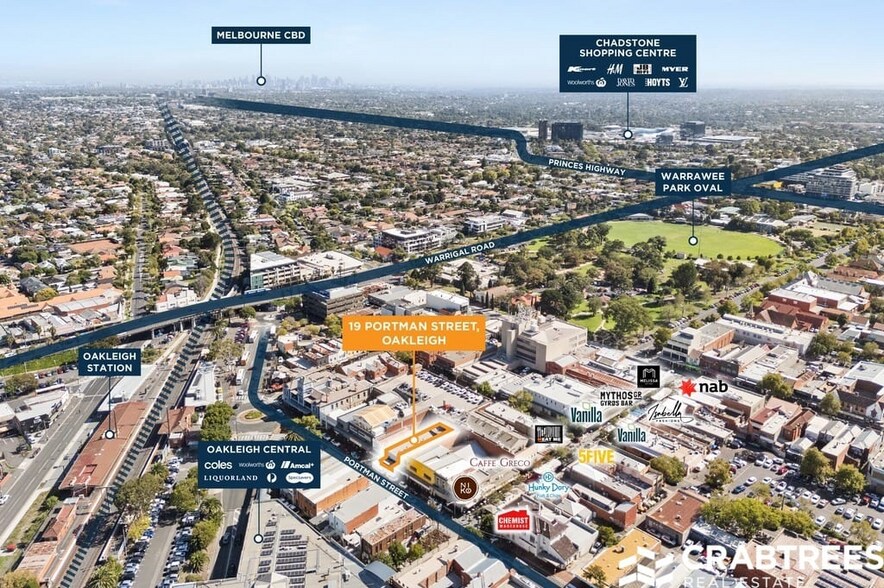 19 Portman St, Oakleigh en alquiler - Vista aérea - Imagen 3 de 4